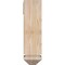 Ekena Millwork Westlake Arts and Crafts Smooth Bracket w/ Offset Brace, Douglas Fir, 5 1/2"W x 16"D x 20"H BKT0604X16X20WTL03SDF - alternate 2